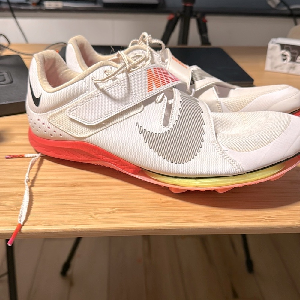 Nike Zoom LJ Elite Spikes Olympic Colorway “rawdacious” Men's Size 11